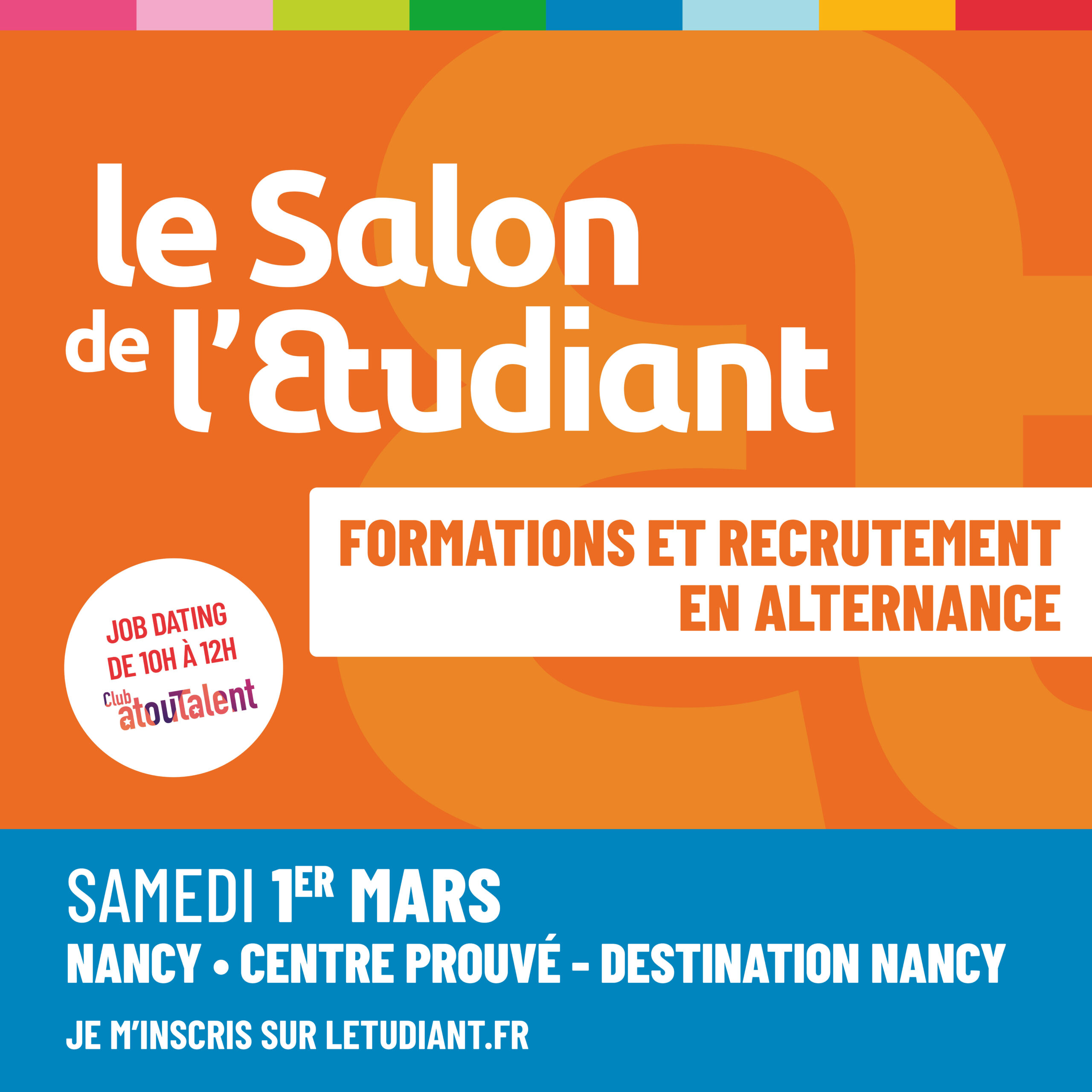 Le Salon de l'Etudiant formations et recrutement en alternance à Nancy