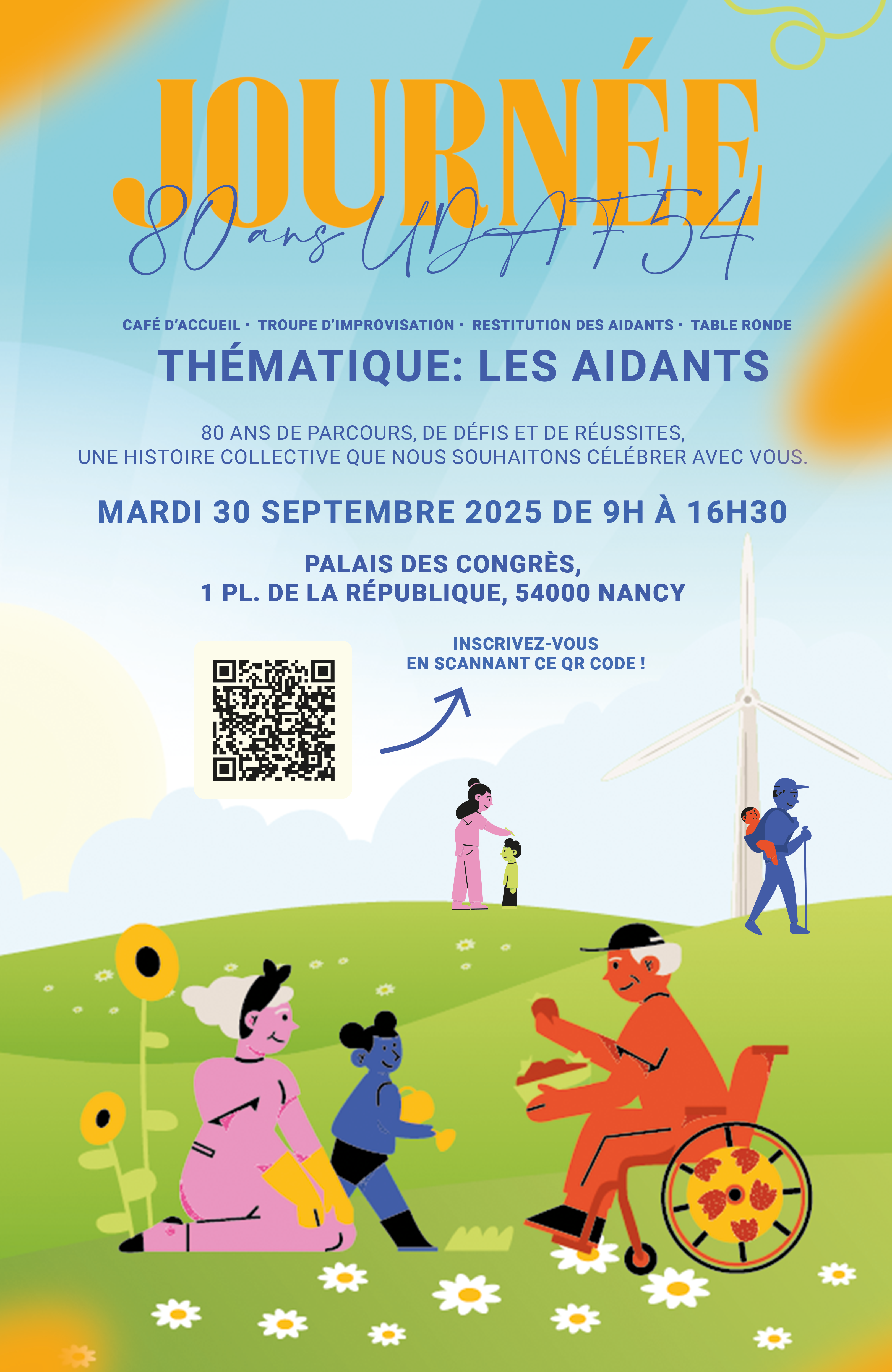 Journée des 80 ans Udaf 54 - Thématique "aidants"